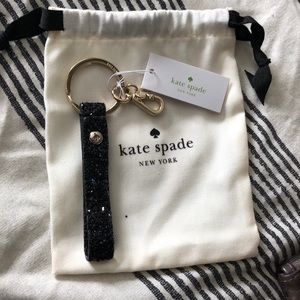 Kate spade glitter key chain